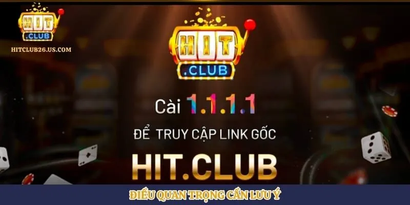Điều quan trọng cần lưu ý