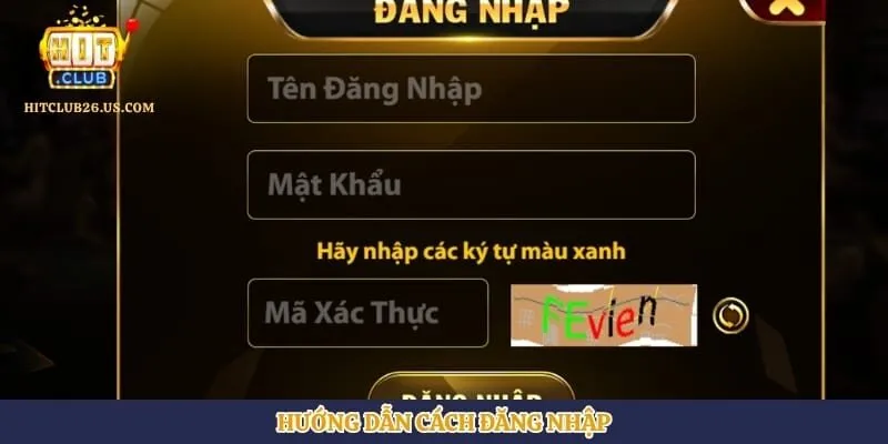 Hướng dẫn cách đăng nhập